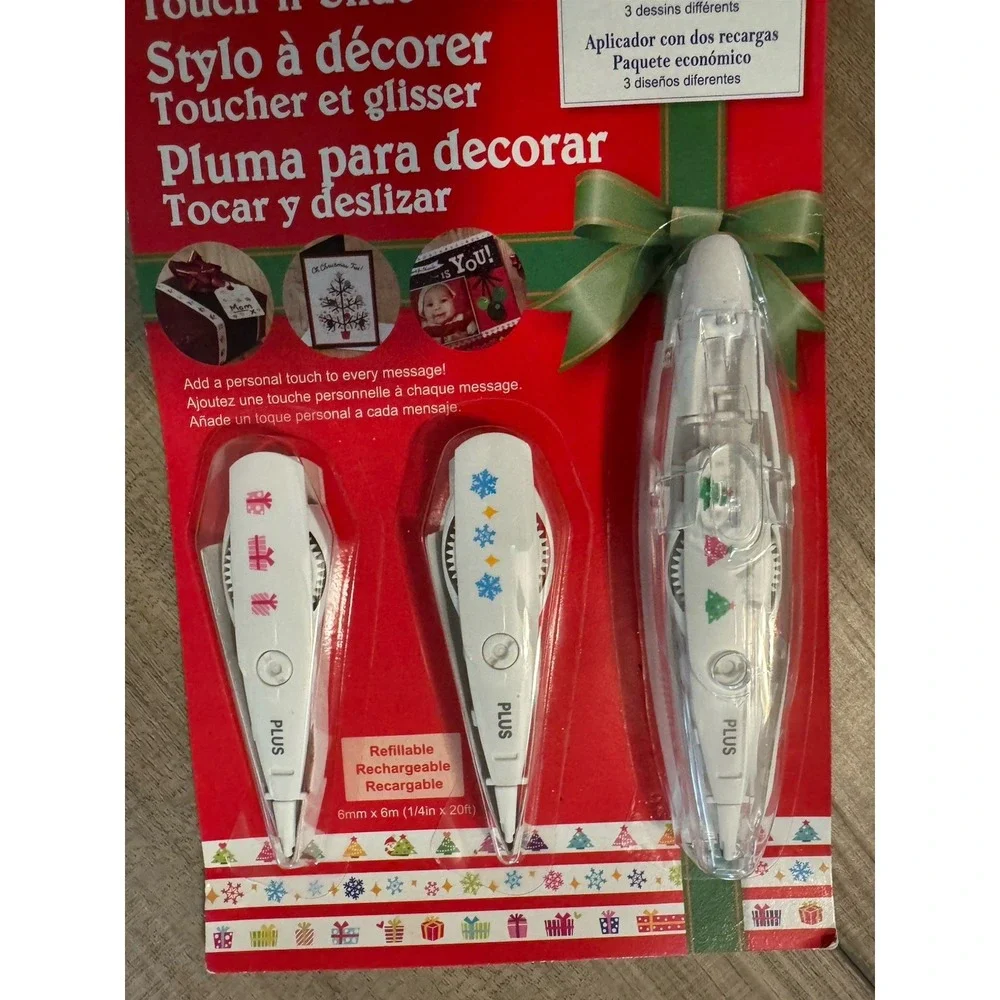 Plus DecOrno Deco Rush Decoration Pen HOLIDAY, SNOWFLAKE, Scrapbooking, crafting